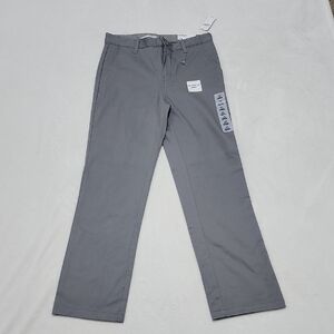 Boys Gray Straight Leg Pants 12